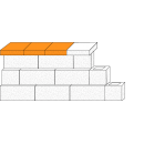 Płyta jednostronnie łupana PBE25/25-1 CJ Blok wizualizacja