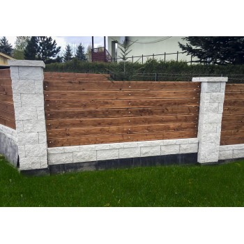 Słupki ogrodzeniowe z bloczków BBE9-1 CJ Blok