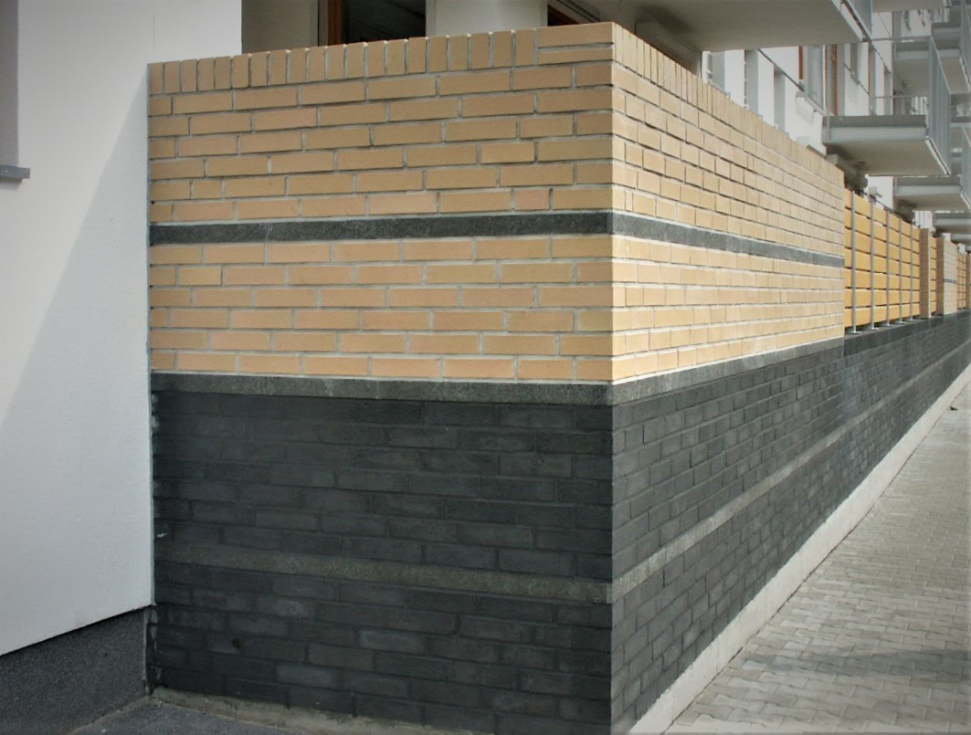 Murek z cegły betonowej gładkiej CJ BLOK