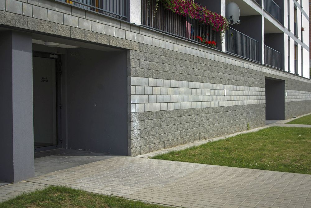 Pustaki elewacyjne CJ BLOK szare